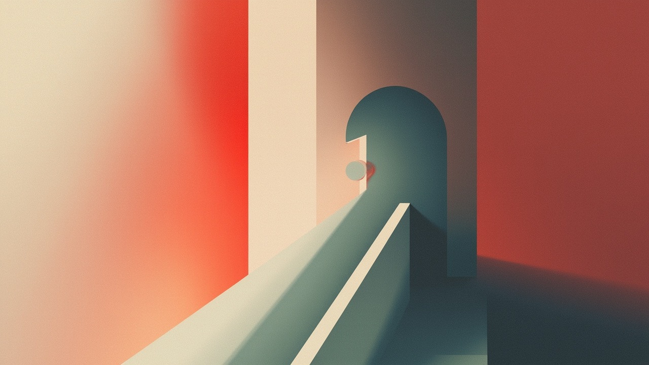 Abstract editorial illustration accompanying
